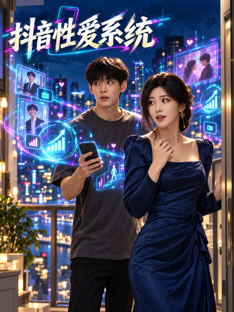 抖音性爱系统 · 第1季封面背景