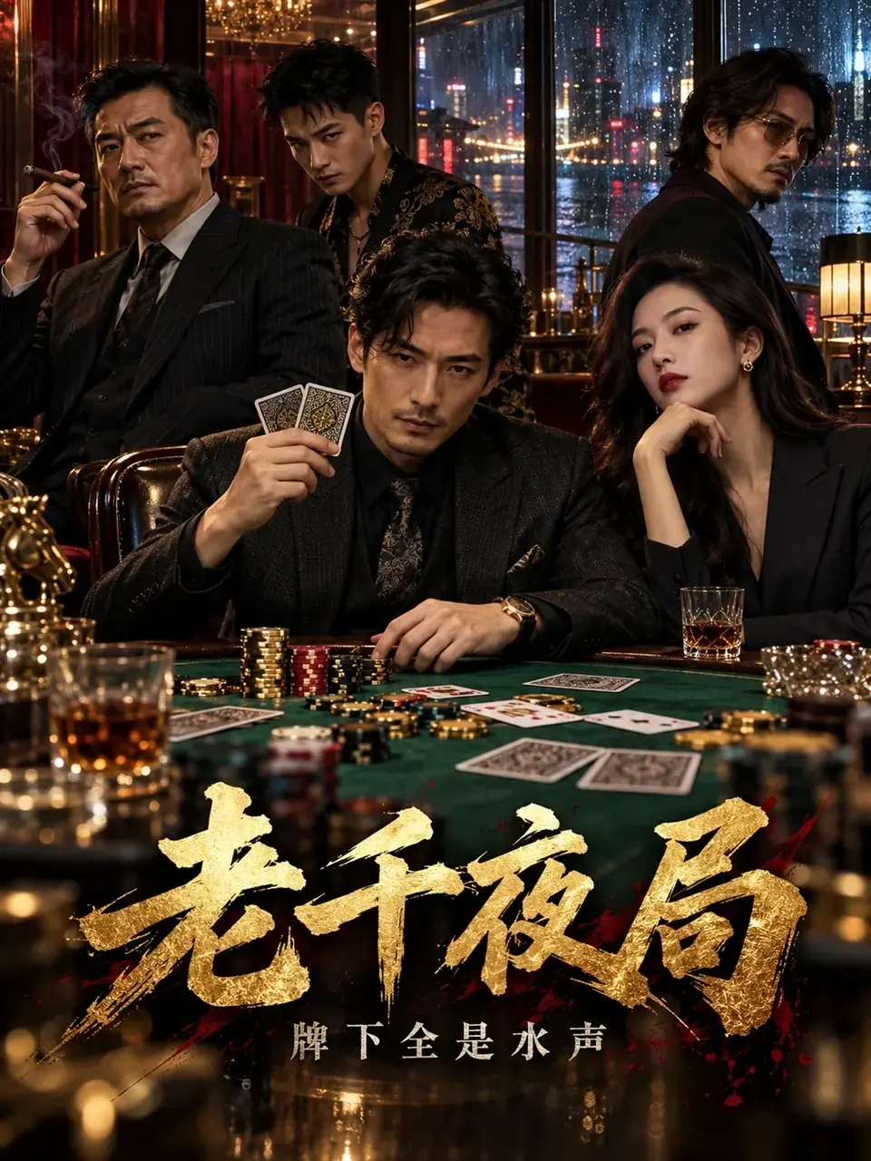 老千夜局:牌下全是水声海报