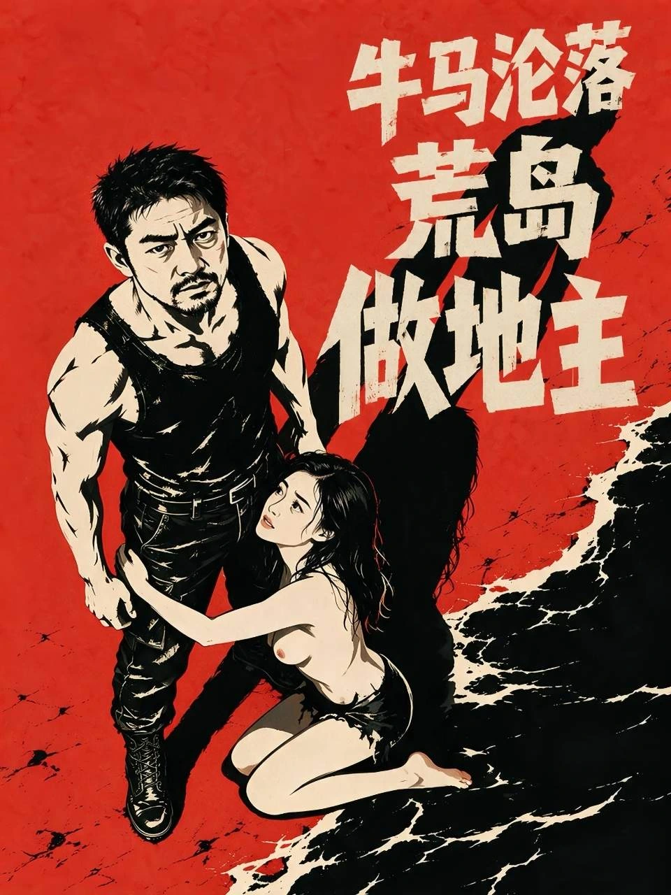 牛马沦落荒岛做地主海报